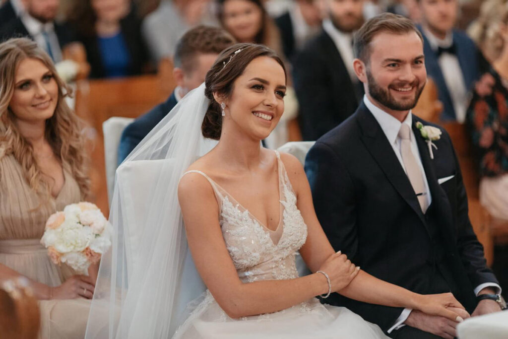Ślub kościelny glamour