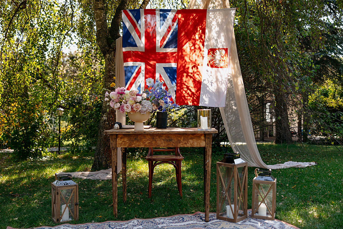 miejsce ceremonii w plenerze ślub międzynarodowy